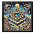 Obra De Arte Única E Enigmática Olho Que Tudo Vê Maçon 33x33