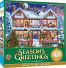 Obras-primas de quebra-cabeça Home For The Holidays 1000 peças