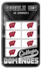 Obras-primas do jogo de dominó NCAA Wisconsin Badgers Adult Obras-primas do jogo de dominó NCAA Wisconsin Badgers Adult