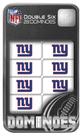Obras-primas do jogo de dominó NFL New York Giants 28 peças