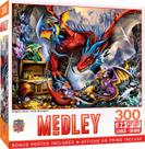 Obras-primas do quebra-cabeça Dragon's Horde 300 peças