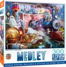 Obras-primas do quebra-cabeça Magical Journey 300 peças