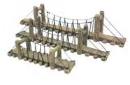 Ocean Tech Enfeite De Resina Ponte De Madeira 17cm - Un