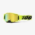 Oculos 100% armega espelhado nuclear circus amarelo fluor