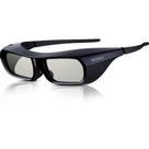 oculos 3d para tv com acabamento emborrachado preto