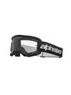 Óculos Alpinestars Vision 3 com lente transparente preta