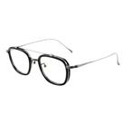 Óculos Armação Redonda Preta Retro Vintage Para Grau Suporta Até 7 Graus Lentes - 1 unidade