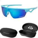 oculos Bike Ciclismo Protecao Corrida Uv400 Esportivo + case lente espelhada presente acetato original vilão