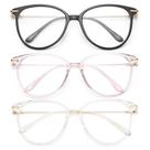 Óculos bloqueadores de luz azul Gaoye Fashion Cat Eye, pacote com 3