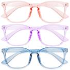 Óculos bloqueadores de luz azul Gaoye Stylish TR90 Frames, pacote com 3 Óculos bloqueadores de luz azul Gaoye Stylish TR90 Frames, pacote com 3