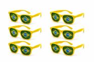 Óculos Brasil Copa 2026 Verde e Amarelo 15CM - KIT COM 06 Óculos Brasil Copa 2026 Verde e Amarelo 15CM - KIT COM 06