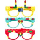 Óculos Building Bricks Hxezoc DIY 12 unidades para festa infantil Óculos Building Bricks Hxezoc DIY 12 unidades para festa infantil