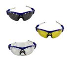 Óculos Ciclismo Corrida Beach Tenis 3 Lentes Storm Catlike