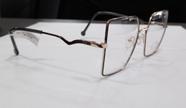 Oculos clin hexagonal dourado Oculos clin hexagonal dourado