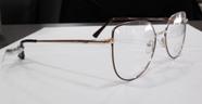 Oculos clin oval dourado Oculos clin oval dourado