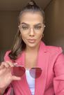 Óculos Clipon Sol Armação Feminina Grau Metal 2 em 1 Milca- Óculos Sunrise