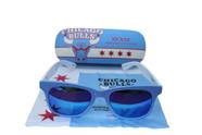 Óculos com lente polarizada, Chicago Bulls, marca Zenni, cor azul