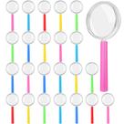 Óculos de aumento Aodaer Plastic 6 cores 3X para crianças (pacote com 24)