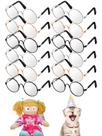 Óculos de boneca Lothee Metal Wire Rim Clear Lens 12 pares
