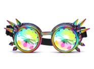 Óculos de caleidoscópio Óculos vintage Rainbow Crystal Bling