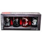 Óculos de cerveja JUST FUNKY Sons of Anarchy com impressão em papel alumínio (4 unidades)