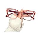 Óculos De Computador Femininos Retro Com Lentes Transparentes E Bloqueio De Luz Azul