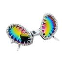 Óculos de festa Punk Alien Rainbow Lens Spiked Eyewear Óculos de festa Punk Alien Rainbow Lens Spiked Eyewear