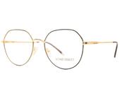 Óculos De Grau Bond Street Dourado Preto BS52235 C07-54
