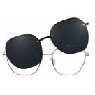 Óculos de Grau com Clip On Solar Magnético 2 em 1 Proteção UV