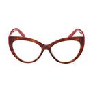 Óculos de Grau Emilio Pucci EP5215 056 Vermelho Tortoise