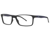 Óculos De Grau HB Polytech 0533 Matte Black Blue Print Carbon Fiber