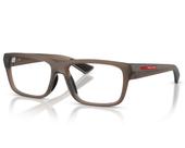 Óculos De Grau Prada Linea Rossa Frosted Brown PS02TV 29F1O1-56 Óculos De Grau Prada Linea Rossa Frosted Brown PS02TV 29F1O1-56