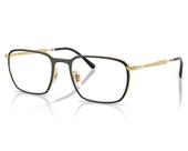 Óculos De Grau Ray Ban Essentials Dourado Azul RX6549 2994-53 Óculos De Grau Ray Ban Essentials Dourado Azul RX6549 2994-53