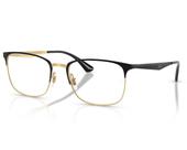 Óculos De Grau Ray Ban Essentials Dourado Preto RX6421 2890-54