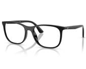 Óculos De Grau Ray Ban Preto Brilho RX7270L 2000-56