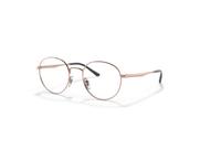 Óculos de Grau RayBan RX3681V 3094 50 Ouro Rosado