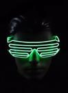 Óculos De Led Verde Neon Para Festas No Barco - Acessório Luminoso Para Eventos Náuticos E Sunset