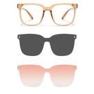 Óculos de Leitura AEZUNI com Clip Magnético e Proteção contra Luz Azul 1.00