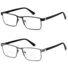 Óculos de leitura bifocais LKEYE Blue Light Blocking 2PACK 2.0
