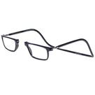 Óculos de leitura Clic Magnetic Executive Black com ampliação de 1,25