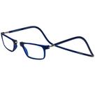 Óculos de leitura Clic Magnetic Executive Dark Matte Blue 1.50
