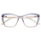 Óculos de leitura com luz azul AMOMOMA Trendy TR90 Oversized