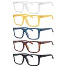 Óculos de leitura Eyekepper Square Large Frame +1,75 (pacote com 5)