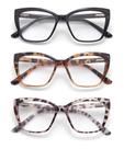Óculos de leitura FoxMook Oprah Style Frame Women 1.25 Óculos de leitura FoxMook Oprah Style Frame Women 1.25