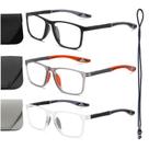 Óculos de leitura Hubeye TR90 Sports Anti-Blue Light +1.5 (x3)
