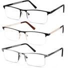 Óculos de leitura JJWELL Blue Light Blocking Metal Frame