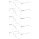 Óculos de leitura JOSCHOO, pacote com 5, Spring Hinges 1.75