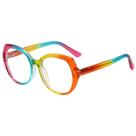 Óculos de leitura Melrose Fashion Blue Blocking para mulheres
