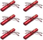 Óculos de Leitura Newbee Fashion +3.25 Kit com 6 Vermelho Estojo