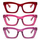 Óculos de leitura prtcslwd Oprah Style Oversize Square